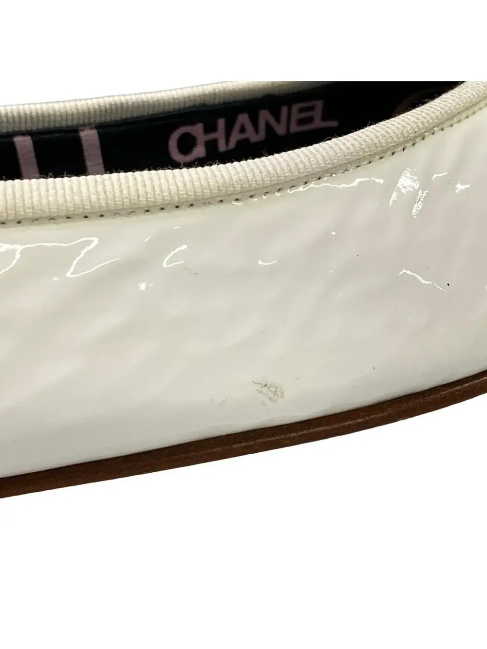 Chanel White Patent Leather Shoes #289524C76B